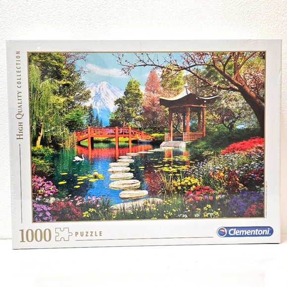 Clementoni High Quality Collection Fuji Garden 1000-Piece Jigsaw Puzzle - Picture 1 of 10